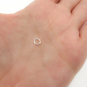 Gauge White Sterling Silver Open Jump Ring